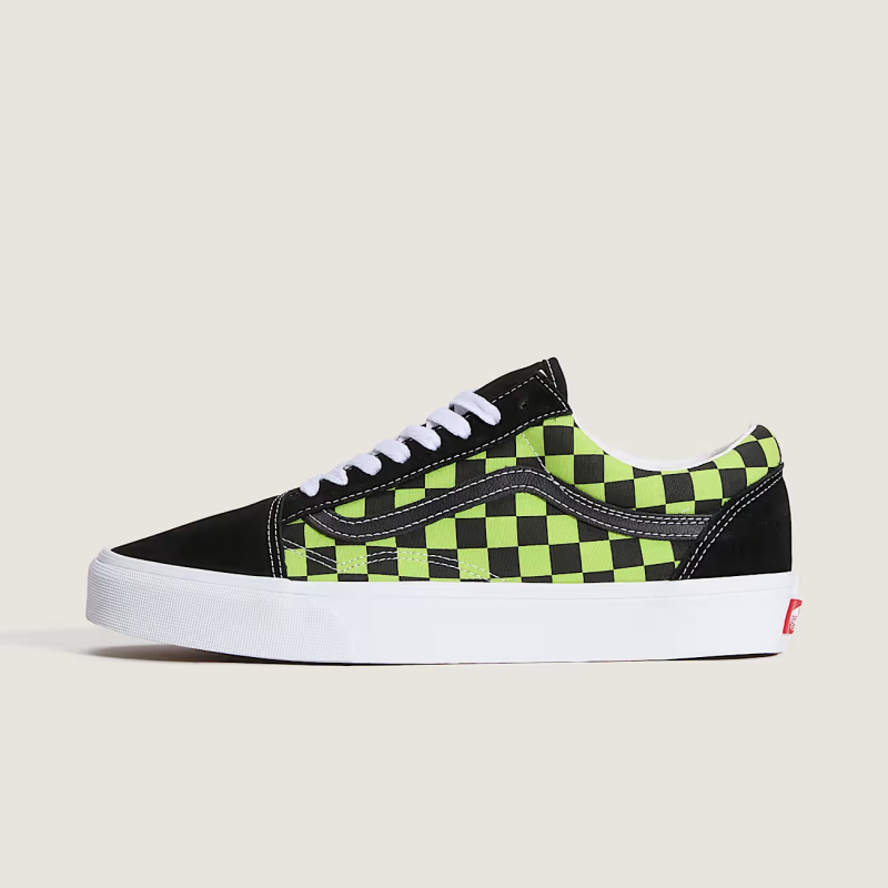 VANS バンズ【OLD SKOOL】≪CHECKERBOARD Black/Green≫ オールド