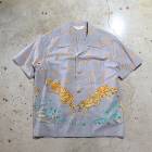 STAR OF HOLLYWOOD スターオブハリウッド【SH39720】【DOBBY COTTON OPEN SHIRT “LEOPARD”】コットンオープンカラーシャツ レオパード 開襟 半袖