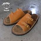 Argo��LAHAINA ���르����ϥ��ʡ�DOUBLE MONK STRAP SANDAL�ۢ�BULLHIDE��KUDU����֥��󥯥��ȥ�åץ������ ���� �֥�ϥ��� �����ɥ� 