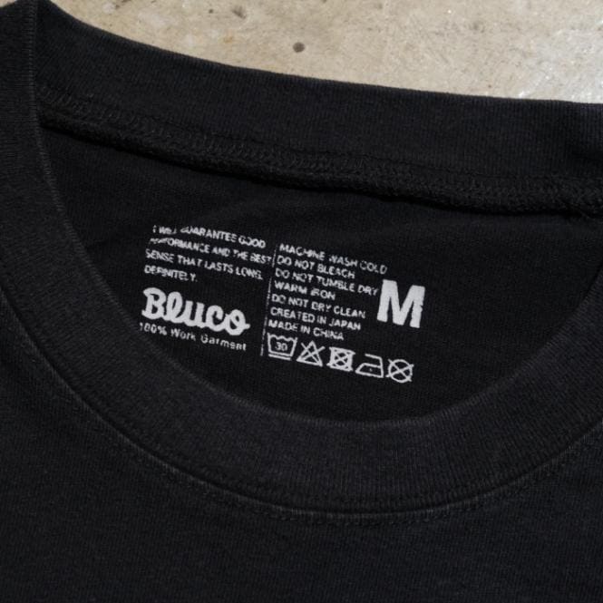 BLUCO ブルコ【164-22-057】【ピグメントポケットTシャツ -Ticket