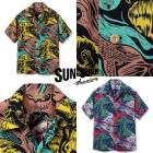 SUNSURF ���󥵡��ա�SS39673�ۡ�SUN SURF SPECIAL EDITION ��GAUGUIN WOODCUT MYSTIC�� (SHORT SLEEVE)�ۥ�������󥦥åɥ��å� �ϥ磻���󥷥�� ���� Ⱦµ