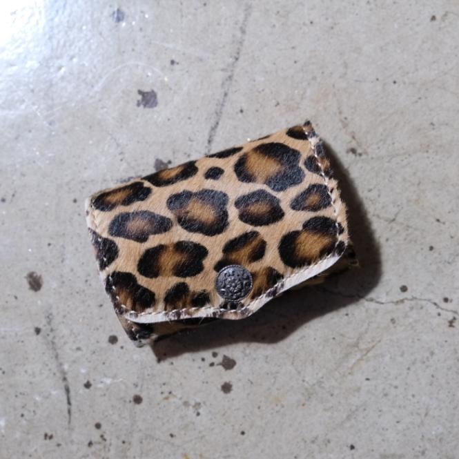 ベアー・小物入れ FUNNY ファニー【BOX COIN CASE】≪ヘアカーフ≫≪LEOPARD≫ ボックス