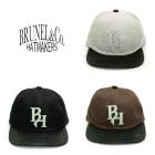 BRUNEL&Co.HATMAKERS �֥롼�ͥ�ϥåȥ᡼��������BH LOGO DENIM CAP�ۥ����ǥ˥७��å� �����ϥ��� ���� ������ �Ƶ�����