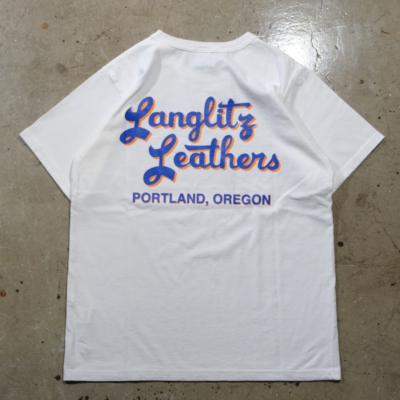 Langlitz Leathers ラングリッツ レザーズ【S/S Tee】≪TYPE A 2 tone