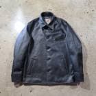 Y'2 LEATHER �磻�ġ��쥶����FC-77�ۡ�FADED HORSE CAR COAT�ۢ�BLACK(TEACORE)�� �ۡ����ϥ��ɥ��������� ��� MADE IN JAPAN