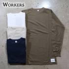 WORKERS ���������Thermal Crew�ۥ����ޥ� ���롼 ĹµT����� COTTON100%