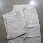 TCB jeans �ƥ��������ӡ������󥺡�Catface Trousers Ecru�ۥ���åȥե������ȥ饦������ �ߥ꥿�꡼ �ۥ磻�ȥǥ˥� ������ ���åȥ�100%