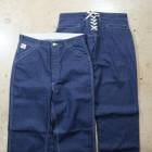 TCB jeans �ƥ��������ӡ������󥺡�Cat A Log Lace Up Pants 10OZ�ۥ��㥿�����졼�����åץѥ�� �ǥ˥����ѥ�� ���åȥ�100%
