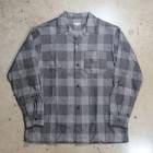 WORKERS ���������Open Collar Shirts�ۢ�Cotton Wool Flannel Check�䥪���ץ󥫥顼����� Ĺµ ���� COTTON WOOL