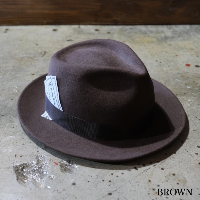 Mr. FATMAN & CO. ブラウンウールハット Lサイズ Mr.FATMAN ミスターファットマン【JOSE WOOL】 ジョーズウール ドレス