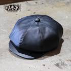 BLACK SIGN �֥�å��������BSFC-26901�ۡ�Leather Casquette / Mud Black�ۥ쥶�����㥹���å� �����ϥ��� �ܳ� ������