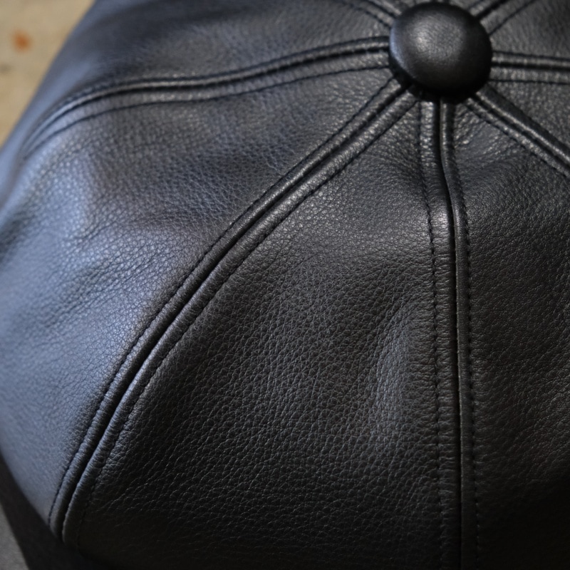 BLACK SIGN ブラックサイン【BSFC-26901】【Leather Casquette / Mud