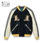 TAILOR TOYO �ơ��顼���Ρ�TT15973-119��Late 1950s Style Acetate Quilted Souvenir Jacket ��MOOSE�� �� ��ALASKAN EAGLE��  ��������� ���饹��