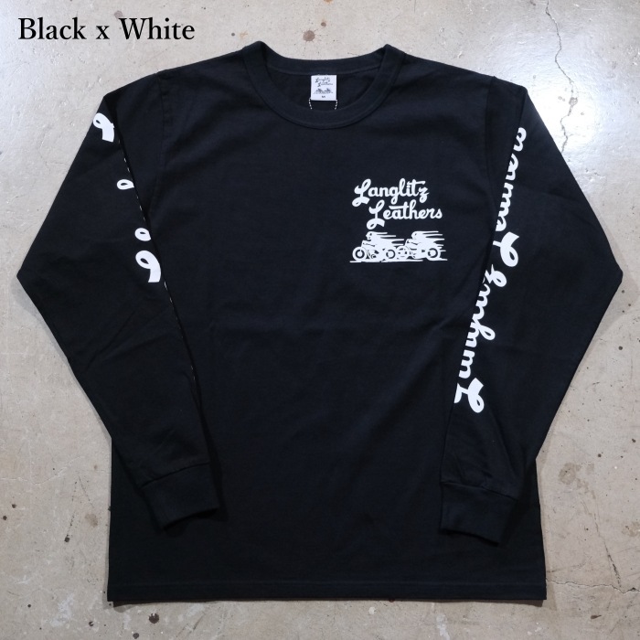 Langlitz Leathers ラングリッツレザーズ【L/S Tee】【TYPE A Big Logo