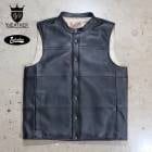 Y'2 LEATHER��LAHAINA����  �磻�ġ��쥶����SPV-07�ۡ�SHEEP SKIN LINER VEST����Ģ�ۥ����ץ�����饤�ʡ��٥��� �ӳ� �׸���1.2���� ������ 