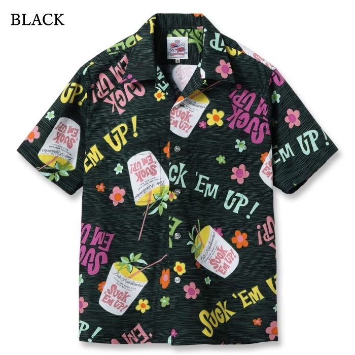 SUNSURF ���󥵡��ա�DK39640�ۡ�DUKE KAHANAMOKU COTTON HAWAIIAN SHIRT ��SUCK EM UP!�ɡۥǥ塼�����ϥʥ⥯ ���åȥ󥢥��ϥ���� COTTON100%