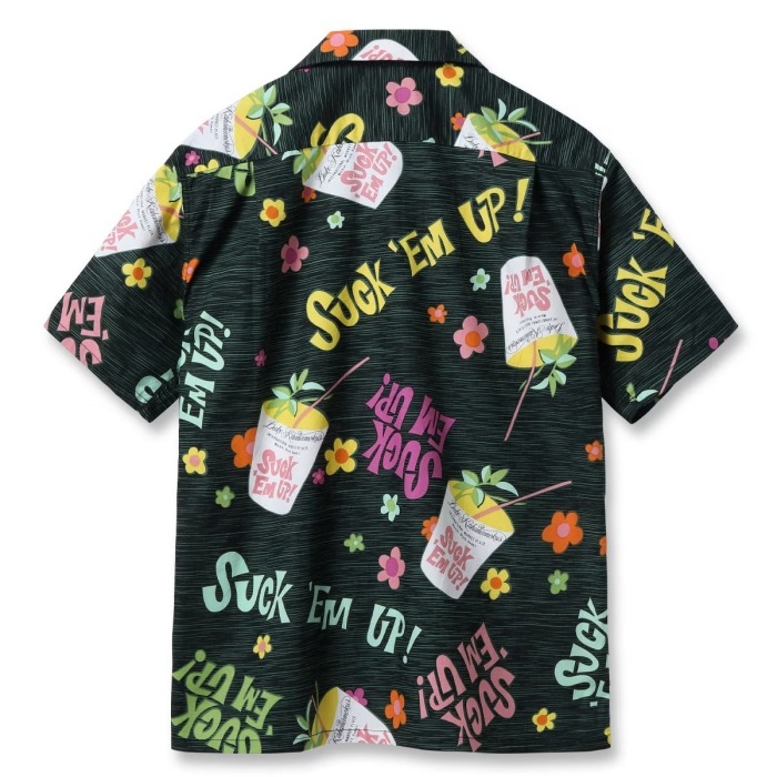 SUNSURF ���󥵡��ա�DK39640�ۡ�DUKE KAHANAMOKU COTTON HAWAIIAN SHIRT ��SUCK EM UP!�ɡۥǥ塼�����ϥʥ⥯ ���åȥ󥢥��ϥ���� COTTON100%