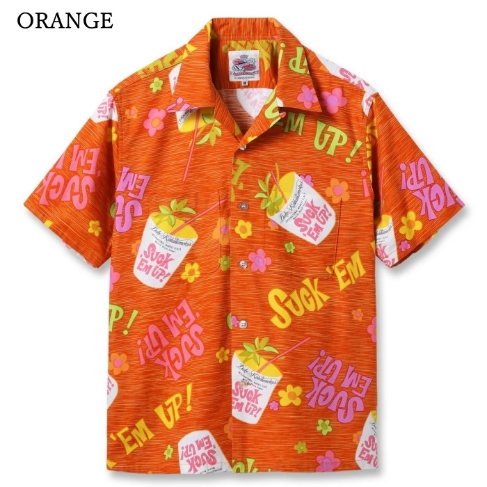SUNSURF ���󥵡��ա�DK39640�ۡ�DUKE KAHANAMOKU COTTON HAWAIIAN SHIRT ��SUCK EM UP!�ɡۥǥ塼�����ϥʥ⥯ ���åȥ󥢥��ϥ���� COTTON100%