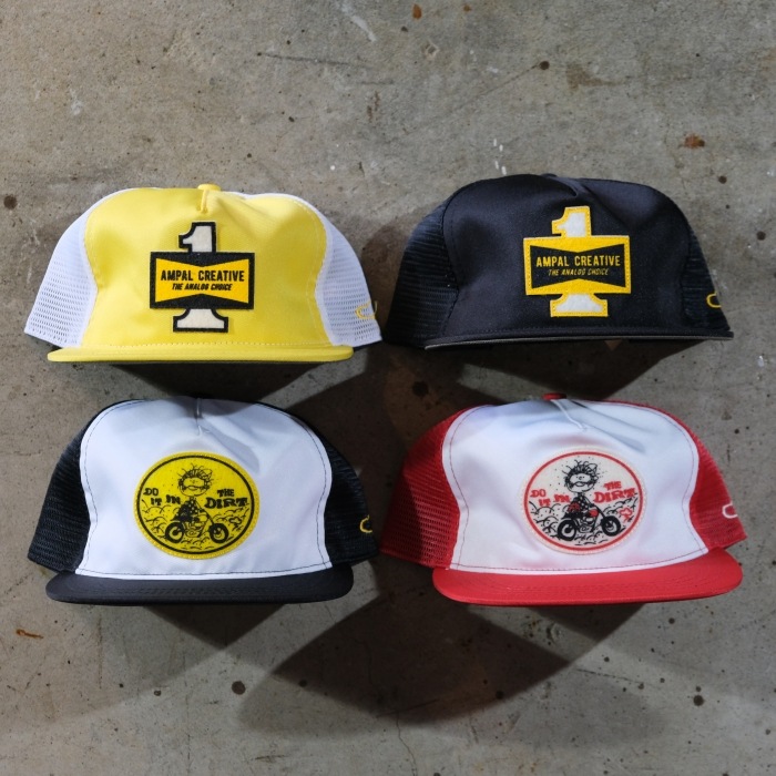 新作 ウエストライド別注 アンパルクリエイティブ キャップ THE AMPAL CREATIVE ザ アンパルクリエイティブ【CAP】≪Trucker≫MADE