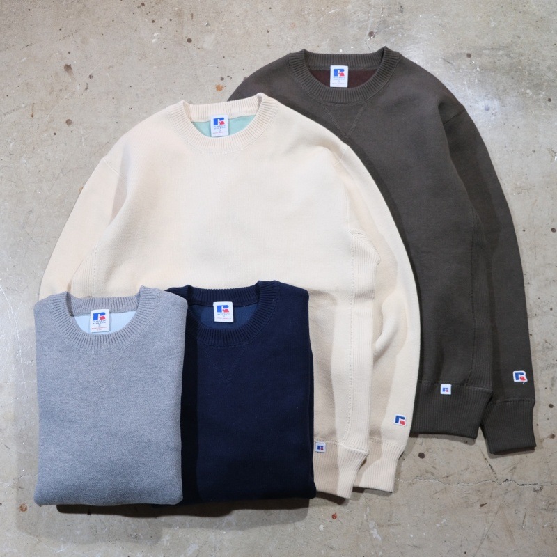 RUSSELL ATHLETIC ラッセルアスレチック【Sweat-Like Smooth Knit CN