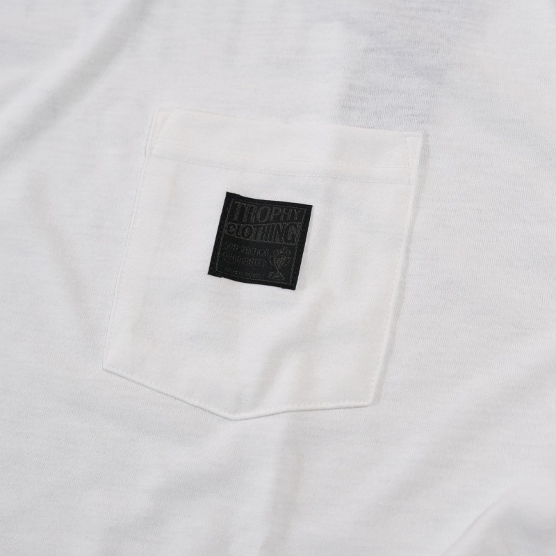 TROPHY CLOTHING ȥե󥰡"MONOCHROME"Logo RD Pocket TeeۥΥRDݥåT ϥƥǺ ݥꥨƥ100