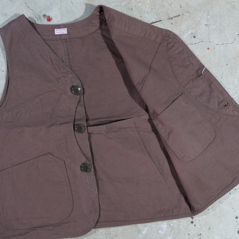 TCB jeans �ƥ��������ӡ������󥺡�Huntsman Vest�ۥϥ�ƥ��󥰥٥��� 30��40ǯ�� �ǥ˥� ���å��� COTTON100�� ������