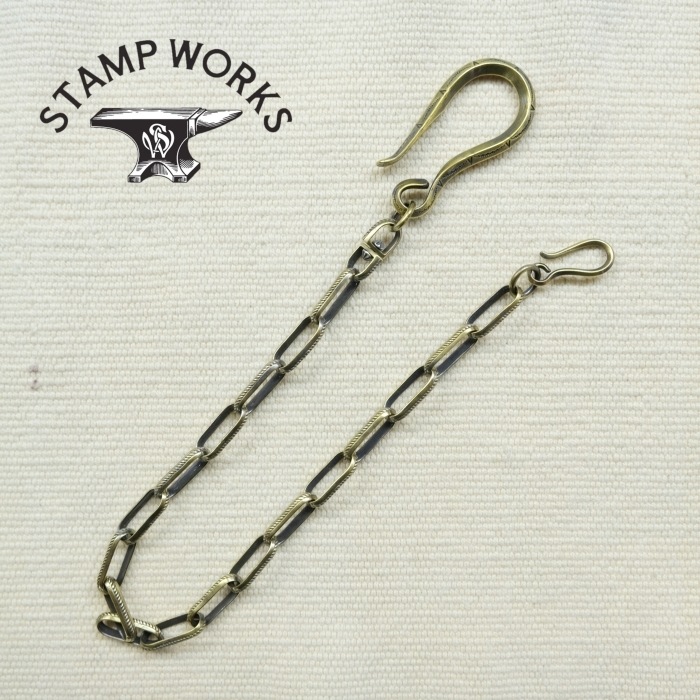 STAMP WORKS ������ץ������SWWC-002�ۡ�Rope Wallet Chain�ۢ�BRASS������ץ�����åȥ������� ��� �������� ��45cm