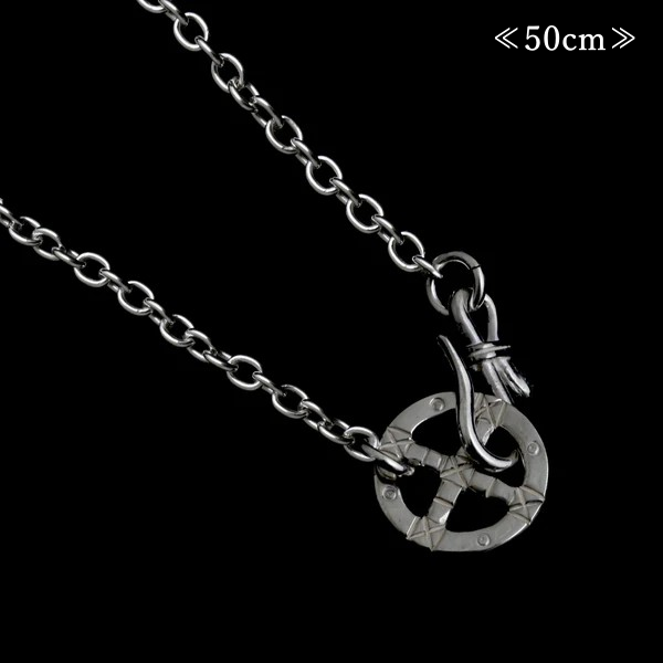 MOTOR NEW VINTAGE �⡼������CH-20�ۡ�THIN ROUND CHAIN WHEEL SMALL S-TYPE HOOK�ۢ�50cm��hoso�ݥ������� ���ۥ����� S���եå� MOTO LEATHER 