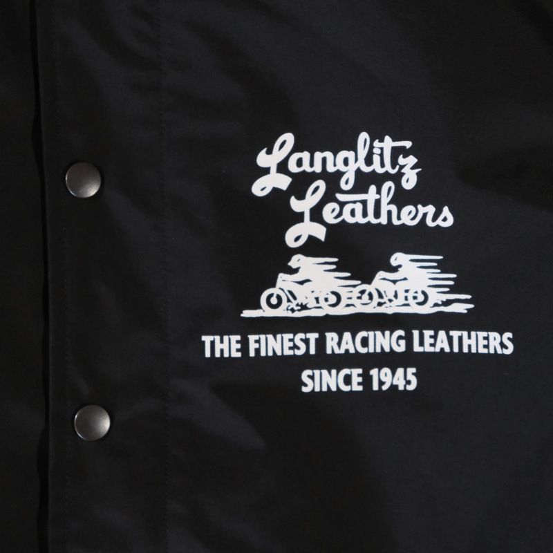 Langlitz Leathers 󥰥åĥ쥶Breathatec Coach JacketType A ץ ֥ꥶƥå㥱å ɥ֥졼 ܥդ 
