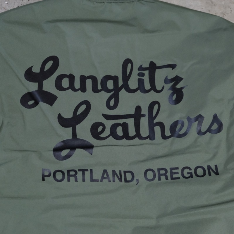 Langlitz Leathers 󥰥åĥ쥶Breathatec Coach JacketType A ץ ֥ꥶƥå㥱å ɥ֥졼 ܥդ 
