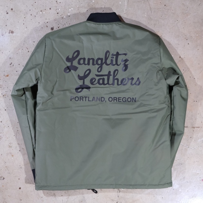 Langlitz Leathers 󥰥åĥ쥶Breathatec Coach JacketType A ץ ֥ꥶƥå㥱å ɥ֥졼 ܥդ 
