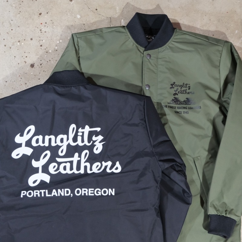Langlitz Leathers 󥰥åĥ쥶Breathatec Coach JacketType A ץ ֥ꥶƥå㥱å ɥ֥졼 ܥդ 