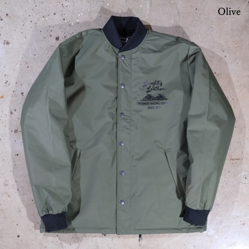 Langlitz Leathers 󥰥åĥ쥶Breathatec Coach JacketType A ץ ֥ꥶƥå㥱å ɥ֥졼 ܥդ 