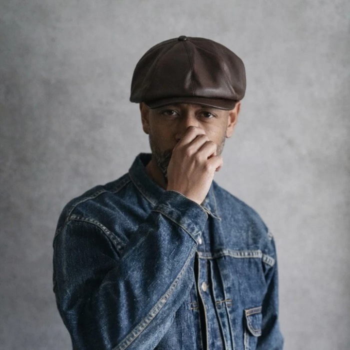 BRUNEL&Co.HATMAKERS �֥롼�ͥ�ϥåȥ᡼��������BELTIER CASQUETTE / BROWN�ۥ쥶�����㥹���å� �����ϥ��� ���� ������