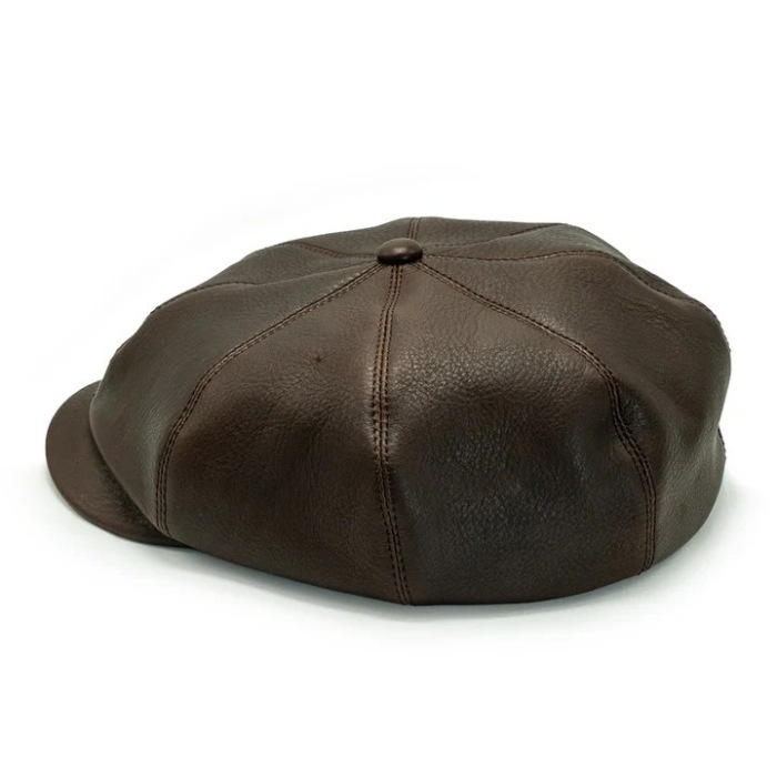 BRUNEL&Co.HATMAKERS �֥롼�ͥ�ϥåȥ᡼��������BELTIER CASQUETTE / BROWN�ۥ쥶�����㥹���å� �����ϥ��� ���� ������