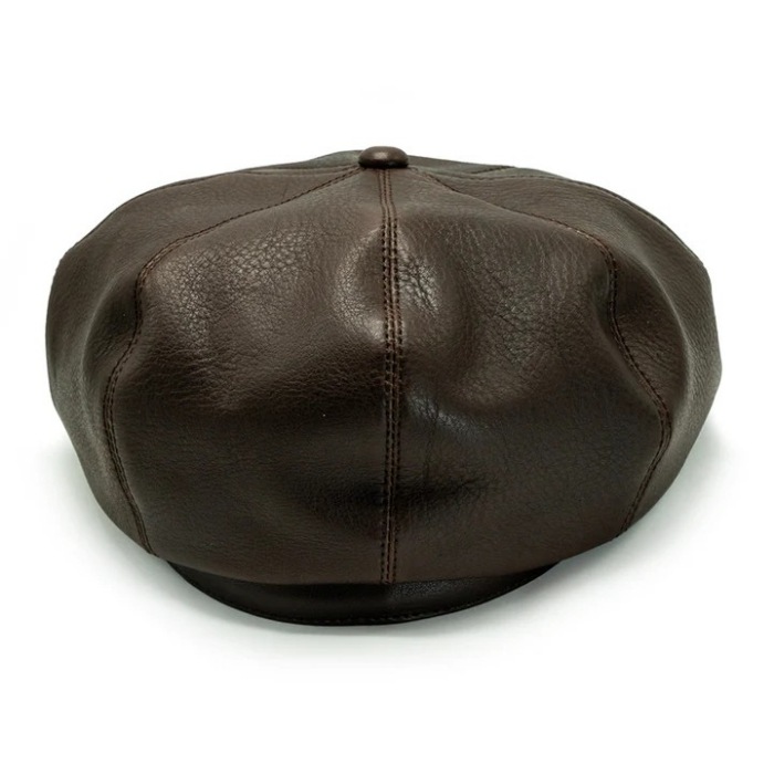 BRUNEL&Co.HATMAKERS �֥롼�ͥ�ϥåȥ᡼��������BELTIER CASQUETTE / BROWN�ۥ쥶�����㥹���å� �����ϥ��� ���� ������