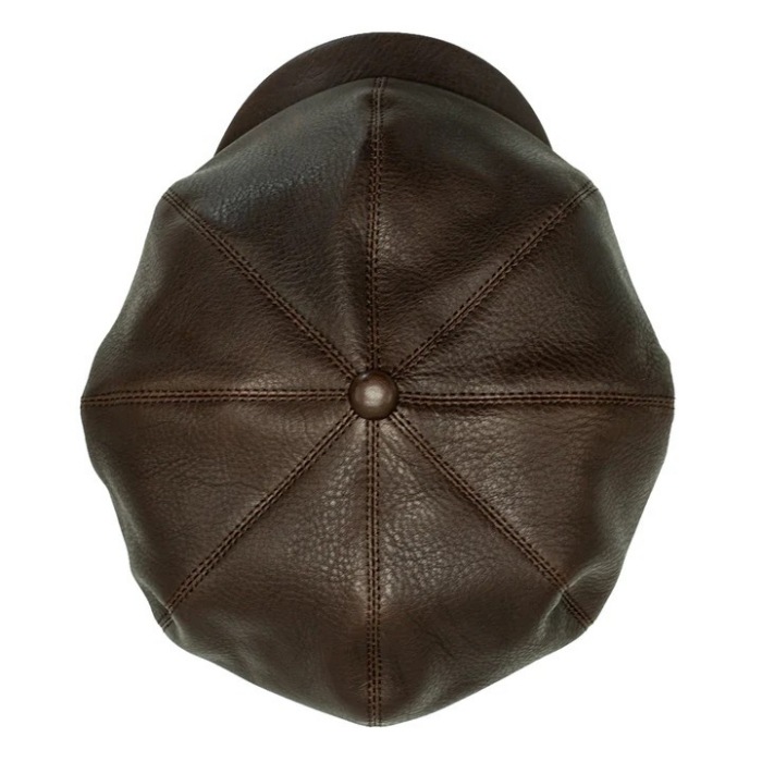 BRUNEL&Co.HATMAKERS �֥롼�ͥ�ϥåȥ᡼��������BELTIER CASQUETTE / BROWN�ۥ쥶�����㥹���å� �����ϥ��� ���� ������