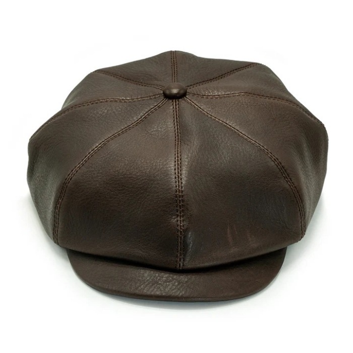 BRUNEL&Co.HATMAKERS �֥롼�ͥ�ϥåȥ᡼��������BELTIER CASQUETTE / BROWN�ۥ쥶�����㥹���å� �����ϥ��� ���� ������
