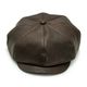BRUNEL&Co.HATMAKERS �֥롼�ͥ�ϥåȥ᡼��������BELTIER CASQUETTE / BROWN�ۥ쥶�����㥹���å� �����ϥ��� ���� ������