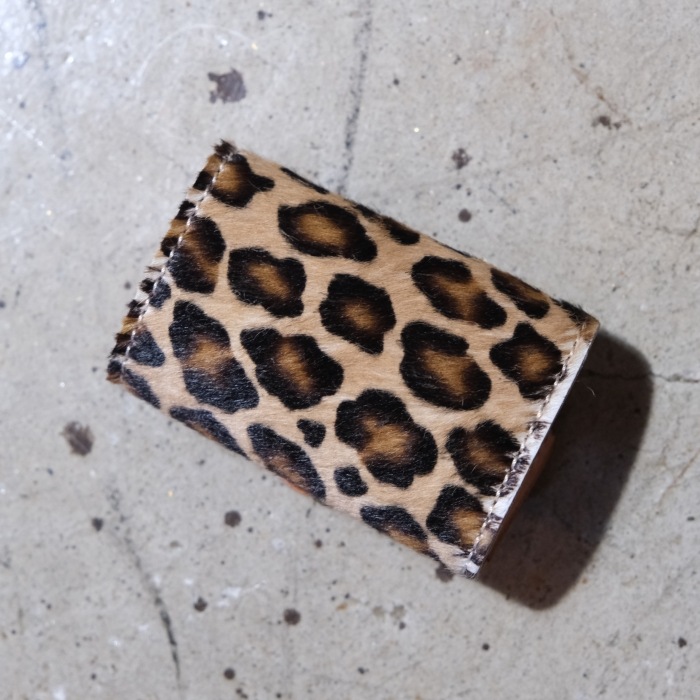 FUNNY �ե��ˡ���BOX COIN CASE�ۢ�إ������բ��LEOPARD�� �ܥå��������󥱡��� �������� ������