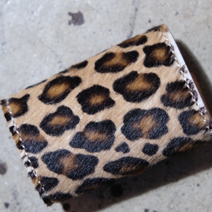 FUNNY �ե��ˡ���BOX COIN CASE�ۢ�إ������բ��LEOPARD�� �ܥå��������󥱡��� �������� ������