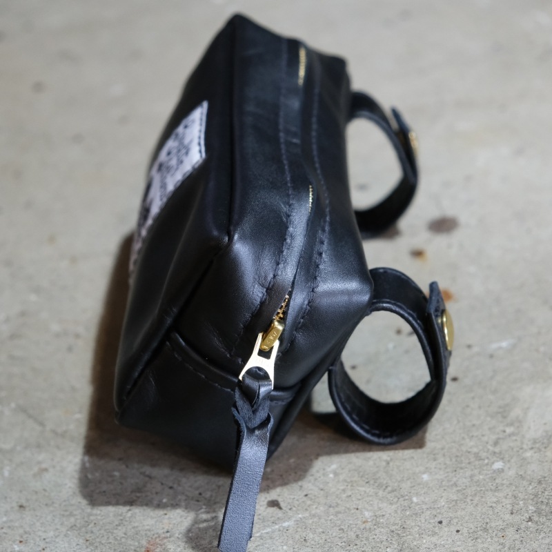 Langlitz Leathers 󥰥åĥ쥶 Side Bag ɥХå  ϥ BLACKƥå MADE IN USA