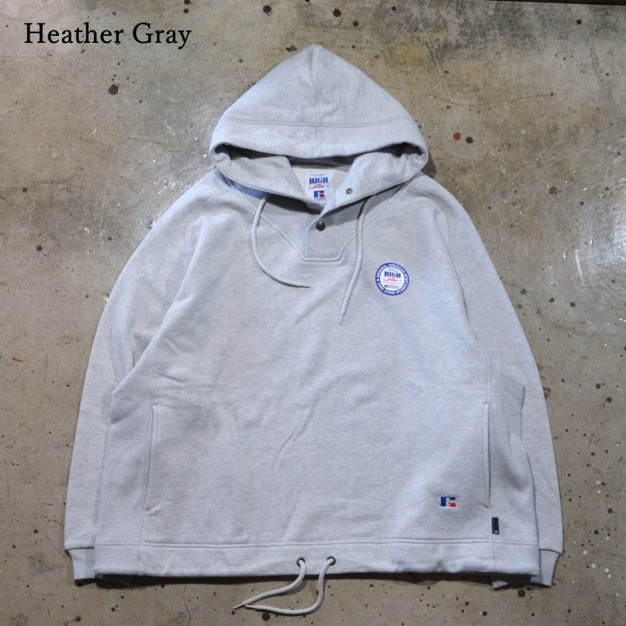 RUSSELL��BerBerJin ��å�����٥�٥른���High Cotton Snap Button Hoodie�ۥ��ʥåץܥ���ա��ǥ� �ϥ����åȥ� �ץ륪���С��ա��ǥ� �ѡ�����