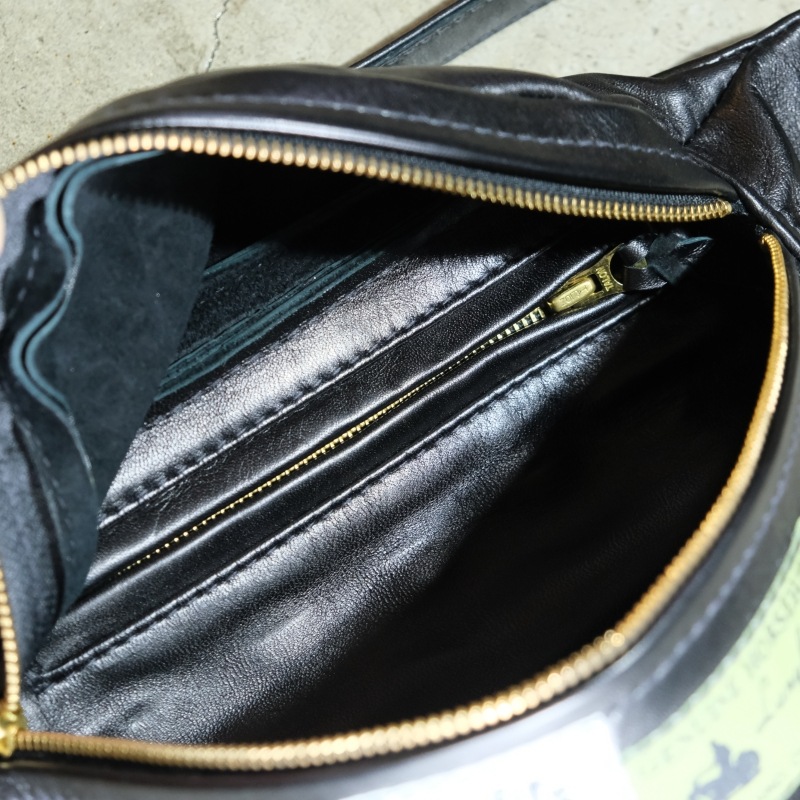 Langlitz Leathers 󥰥åĥ쥶 Inside Pocket Hip Hugger BagۢHORSE HIDE 󥵥ɥݥåȥȥХå ϳ BLACKƥå MADE IN USA