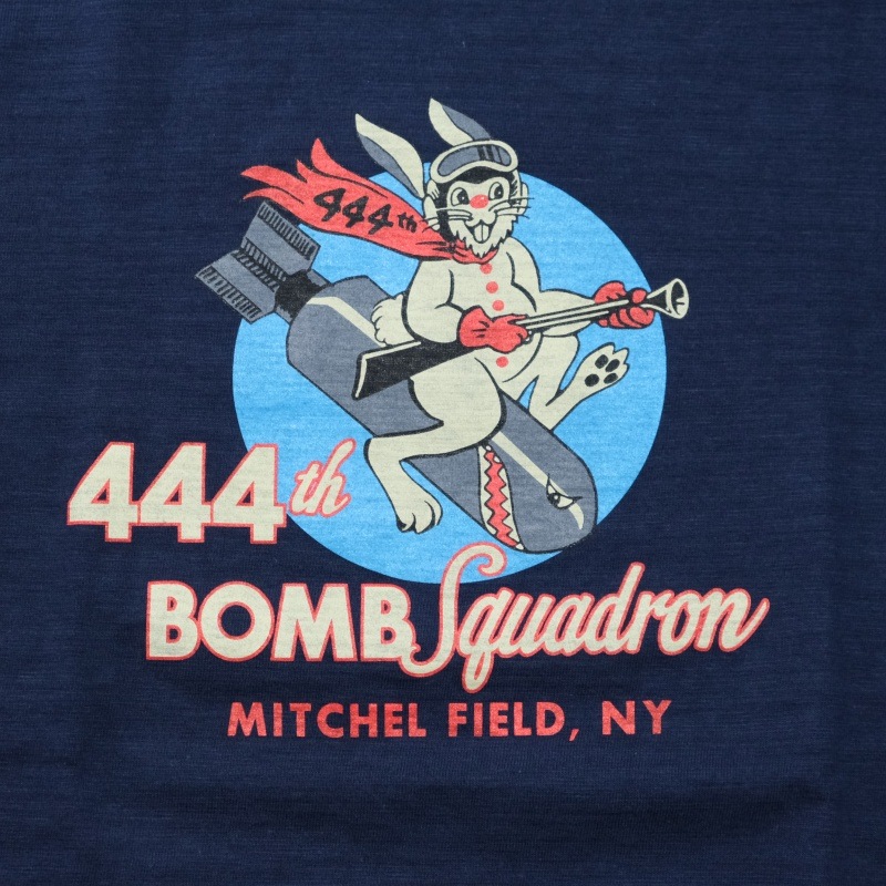 BUZZ RICKSONS Хꥯ󥺡BR79560ۡSLUB YARN T-SHIRT 444th BOMB SQۥT ߥ꥿꡼ ŷ COTTON 