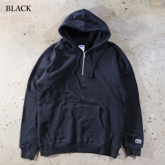 BLUCO �֥륳��155-13-028�ۡ�HEAVY PILE HALF ZIP SWEAT HOODIE�ۥإӡ��ѥ���ϡ��ե��åץ������åȥա��ǥ� �ѡ����� ���ꥸ�ʥ�ܥǥ� COTTON