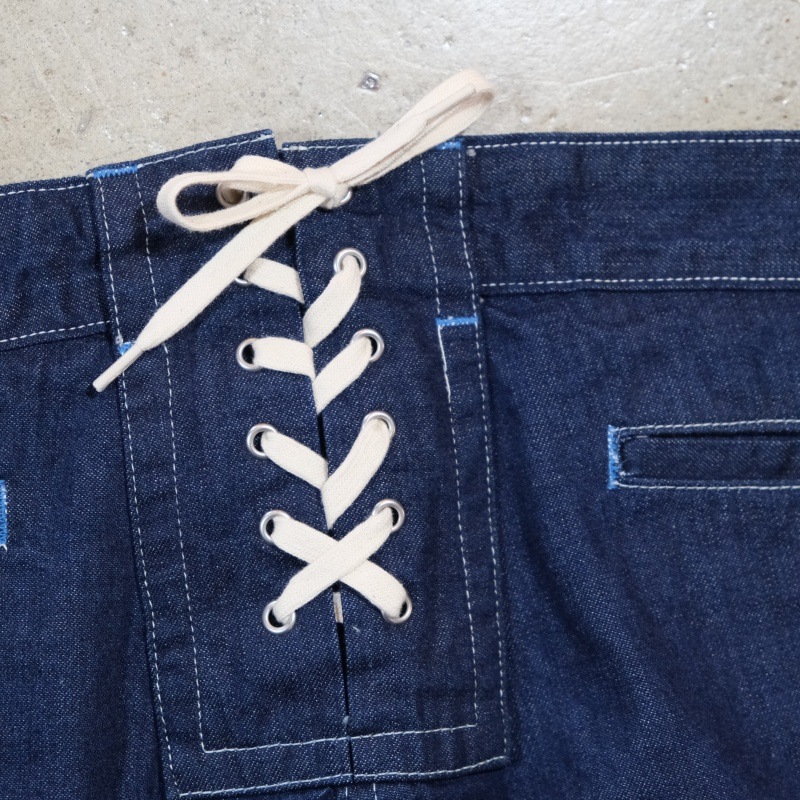 TCB jeans �ƥ��������ӡ������󥺡�Cat A Log Lace Up Pants 10OZ�ۥ��㥿�����졼�����åץѥ�� �ǥ˥����ѥ�� ���åȥ�100%