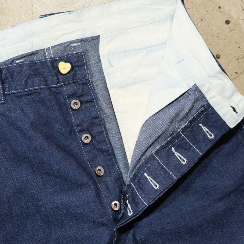 TCB jeans �ƥ��������ӡ������󥺡�Cat A Log Lace Up Pants 10OZ�ۥ��㥿�����졼�����åץѥ�� �ǥ˥����ѥ�� ���åȥ�100%