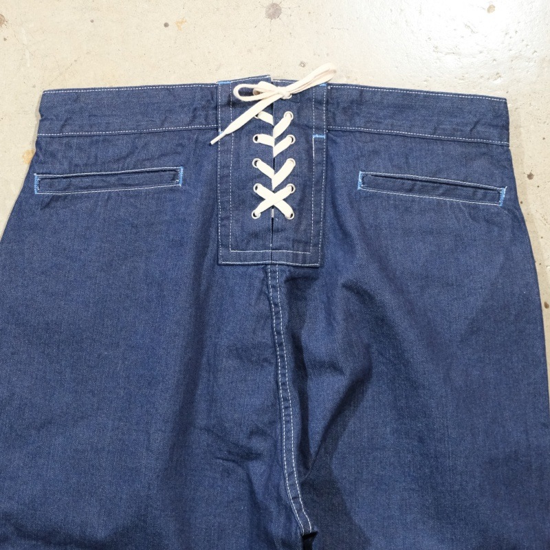 TCB jeans �ƥ��������ӡ������󥺡�Cat A Log Lace Up Pants 10OZ�ۥ��㥿�����졼�����åץѥ�� �ǥ˥����ѥ�� ���åȥ�100%