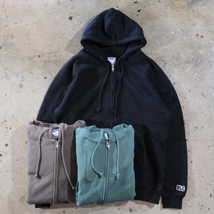 BLUCO �֥륳��155-13-029�ۡ�HEAVY PILE ZIP SWEAT HOODIE�ۥإӡ��ѥ��른�åץ������åȥա��ǥ� �ѡ����� ���ꥸ�ʥ�ܥǥ� COTTON